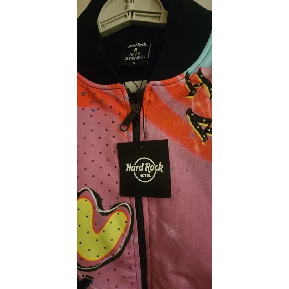 Hard Rock Cafe Ibiza Stones  Jacket Niagara Falls Rhinestones Small NWT  New T1